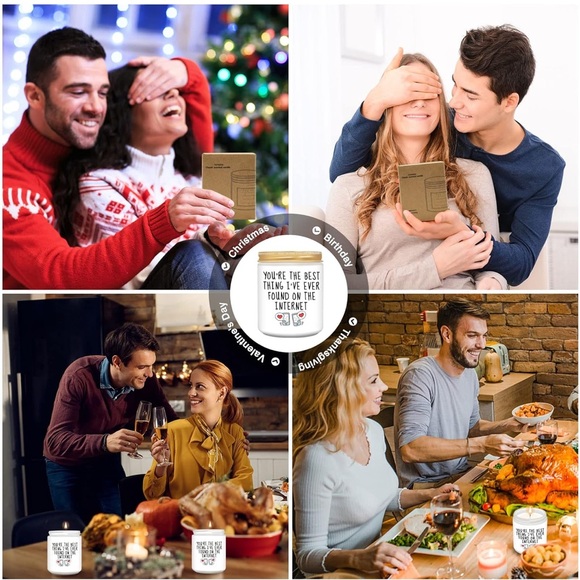 NWT Soy Wax Candle Romantic Funny Valentineines, Birthday, Anniversary Lavender - Picture 5 of 8